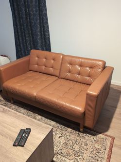 Leather couch
