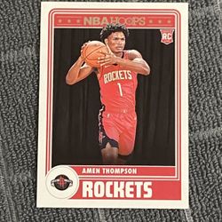 Houston Rockets Amen Thompson Rookie Card