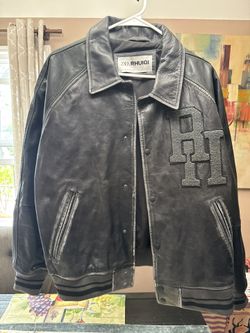 Rhuigi x Zara Leather Jacket Used Size XL Buffalo Leather