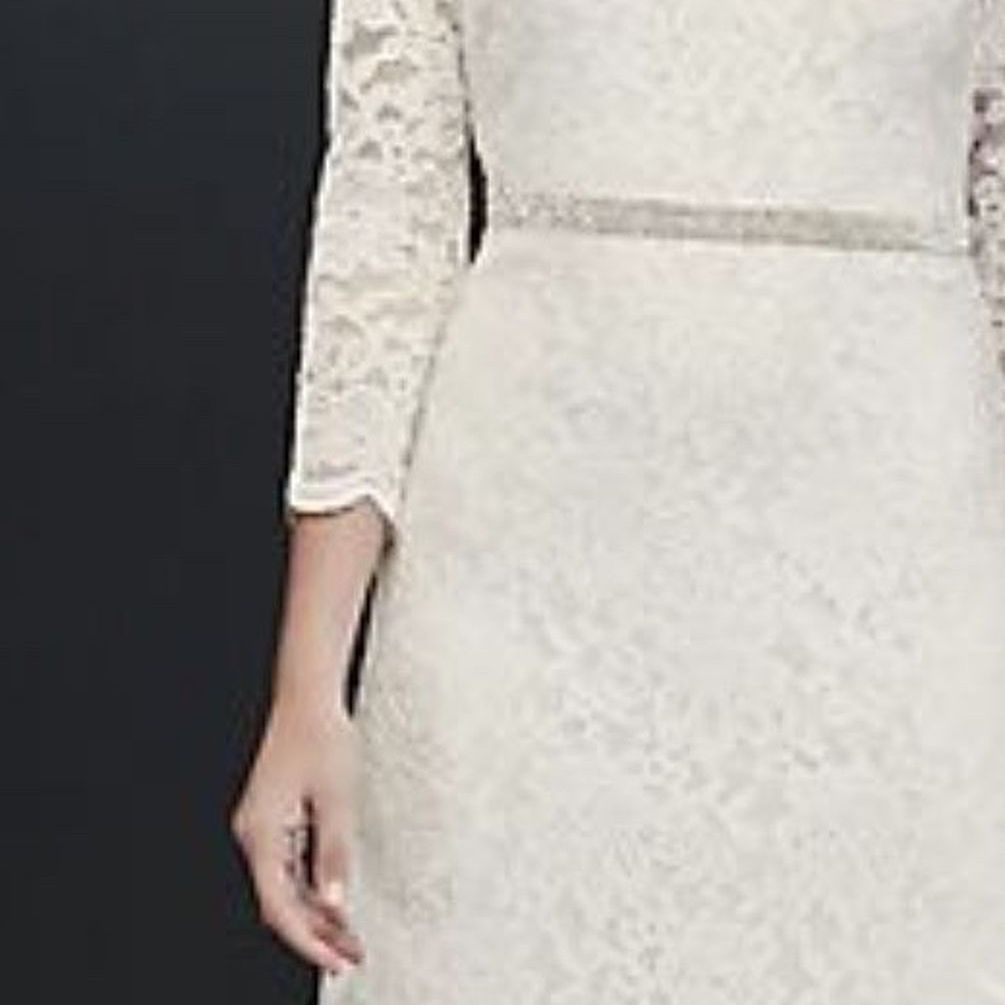 DB Long sleeve Lace And Sequin Wedding Gown