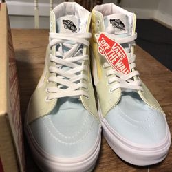 Men’s Vans Sk8 Hi Pastel Block Size 10 