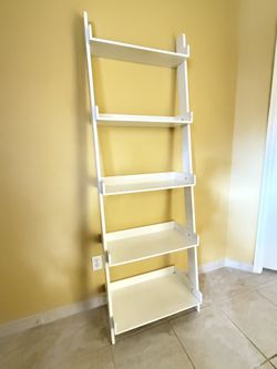 Wood Ladder Shelf