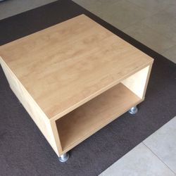 Coffee Table, Square, White Oak