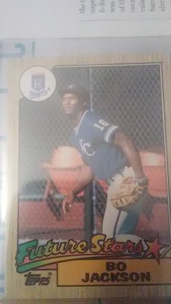 BO JACKSON KANSAS CITY ROYALS TOPPS