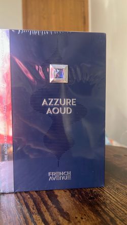 Brand new, factory-sealed bottle of French Avenue Azzure Aoud (100ml / 3.4 oz Eau de Parfum).