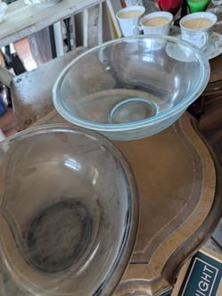 Pryrex mixing bowls!!!