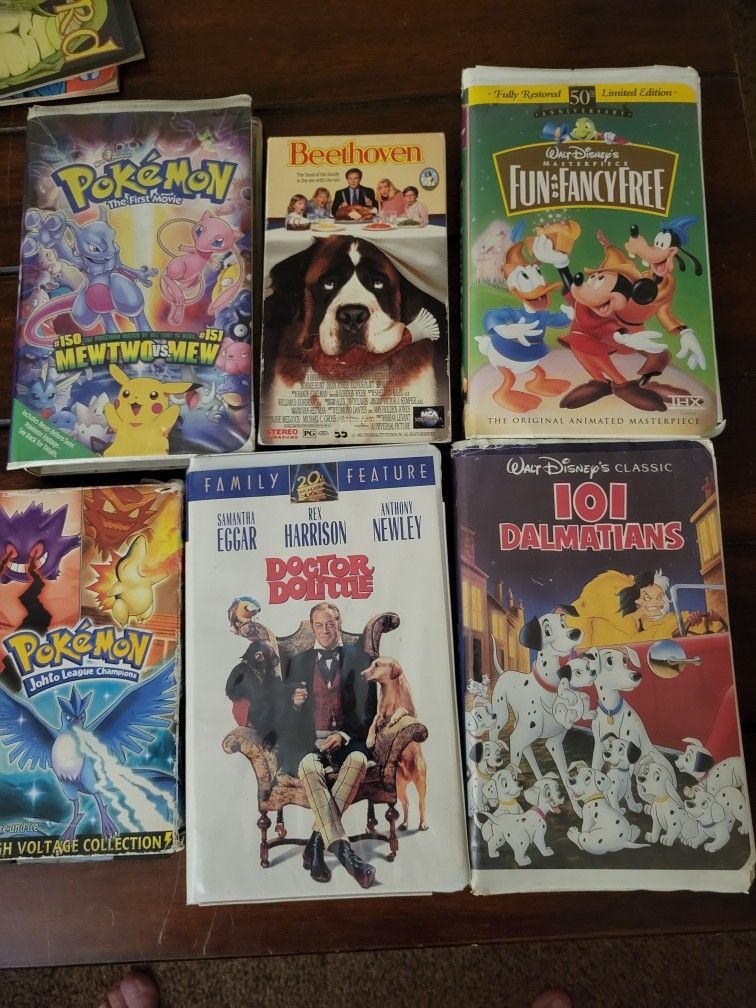 Vhs, Clamshell Tape Lot