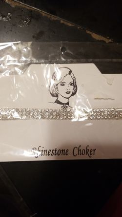 Rhinestone Choker
