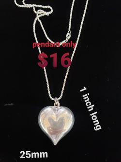 Sterling Silver Heart Pendant