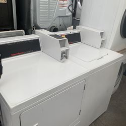 Washer And Dryer Set- Coin Op Adjustable Rates To Any Amount- Great Deal Take It For Zero Down Pay In 3 Months With No Interest