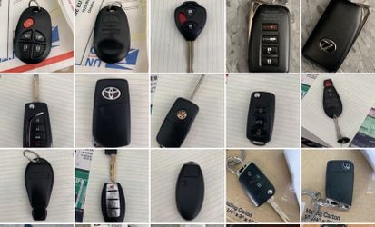 9 OEM Car Key Fobs – Toyota, Lexus, VW & More – Lot