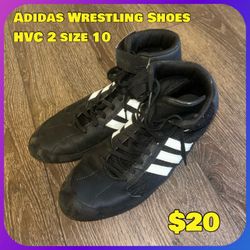 Adidas wrestling shoes HVC 2 two men’s size 10 black