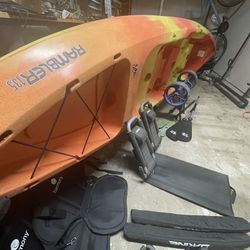 Perception Rambler 13.5 Tandem Sit-On-Top Kayak with Accesories