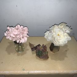Small Decorative Plants With Vases 
