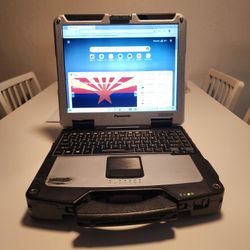 Toughbook laptop CF-31 MK5, 13.1" 
Intel Core i5 5th Gen 
Windows 10 Pro. Microsoft office installed. 
8GB RAM 
120GB SSD 
** NO TRADES ** cord is inc