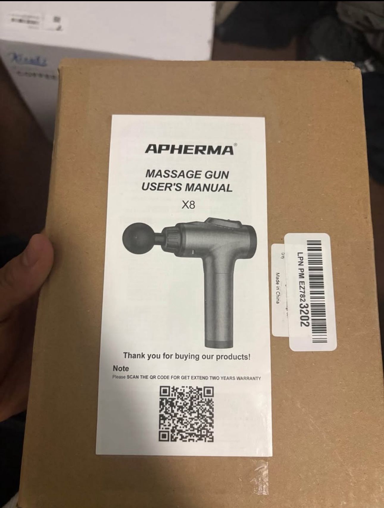 New APHERMA X8 Percussion Massage Gun - Deep Tissue Massager