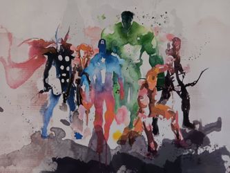 Marvel Superhero Art