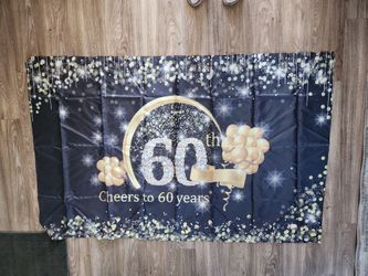 Free Large 60th Birthday Banner