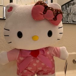 SANRIO VALENTINES HELLO KITTY ANIMATED Moves, Dances Music “ How Sweet It Is To Be Loved By You “PLUSH 12 in. X 12 in.