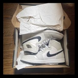 Size 10.5 - Air Jordan 1 Retro High White Elephant