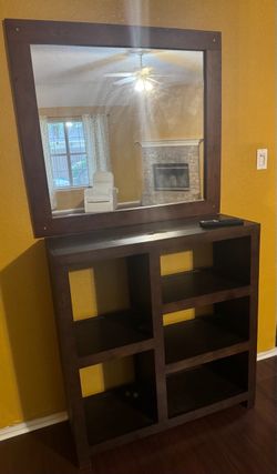 Mirror & Bookshelf Set