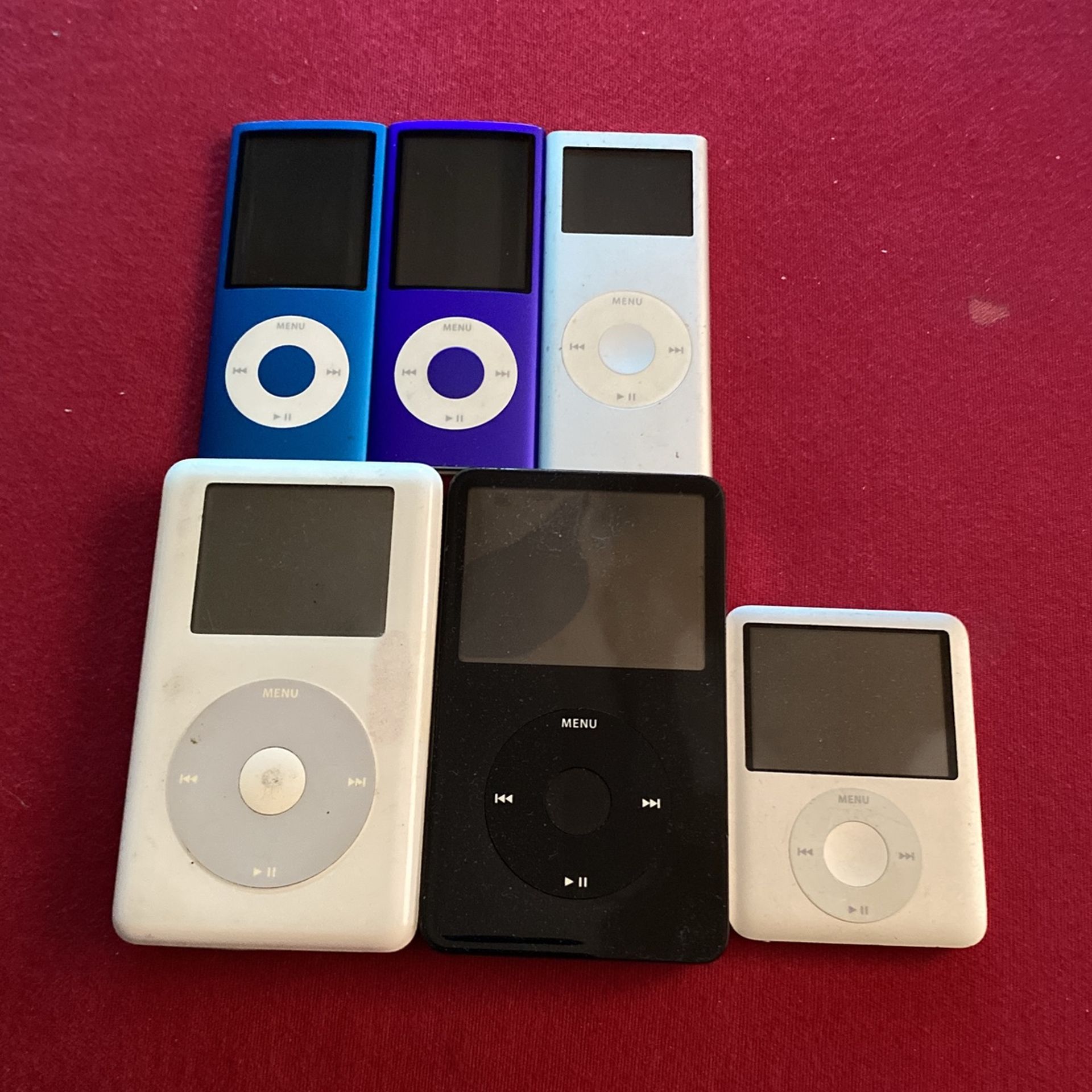 iPod I -20 GB 1 -30GB Screen Is Broken 2-8GB 1-2GB 1-4GB