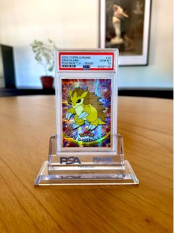 2000 Topps Chrome Pokemon T.V. TEKNO Sandslash #28 - PSA 10 Gem Mint