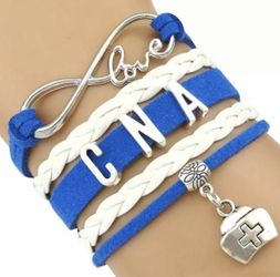 Leather CNA bracelet