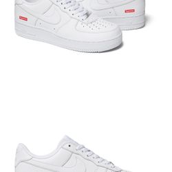 Supreme Nike Air Force One Shoes Brand New  Size 14 Brand New In Box Both Black And White Available 