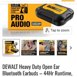 DeWALT - Jobsite Open-Ear Pro Earbuds w/ Charging Case