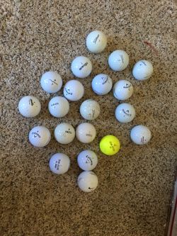 20 Mostly New a few Used Golf Balls