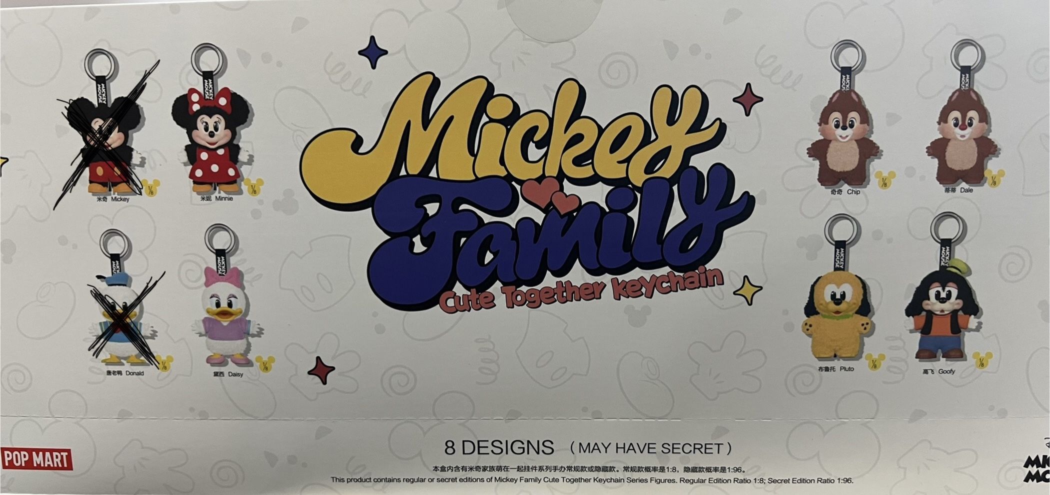Labubu Mickey Family
