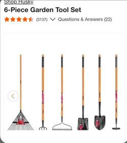 6Pcs. GARDEN TOOL SET