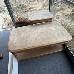 Coffee Table And End Table