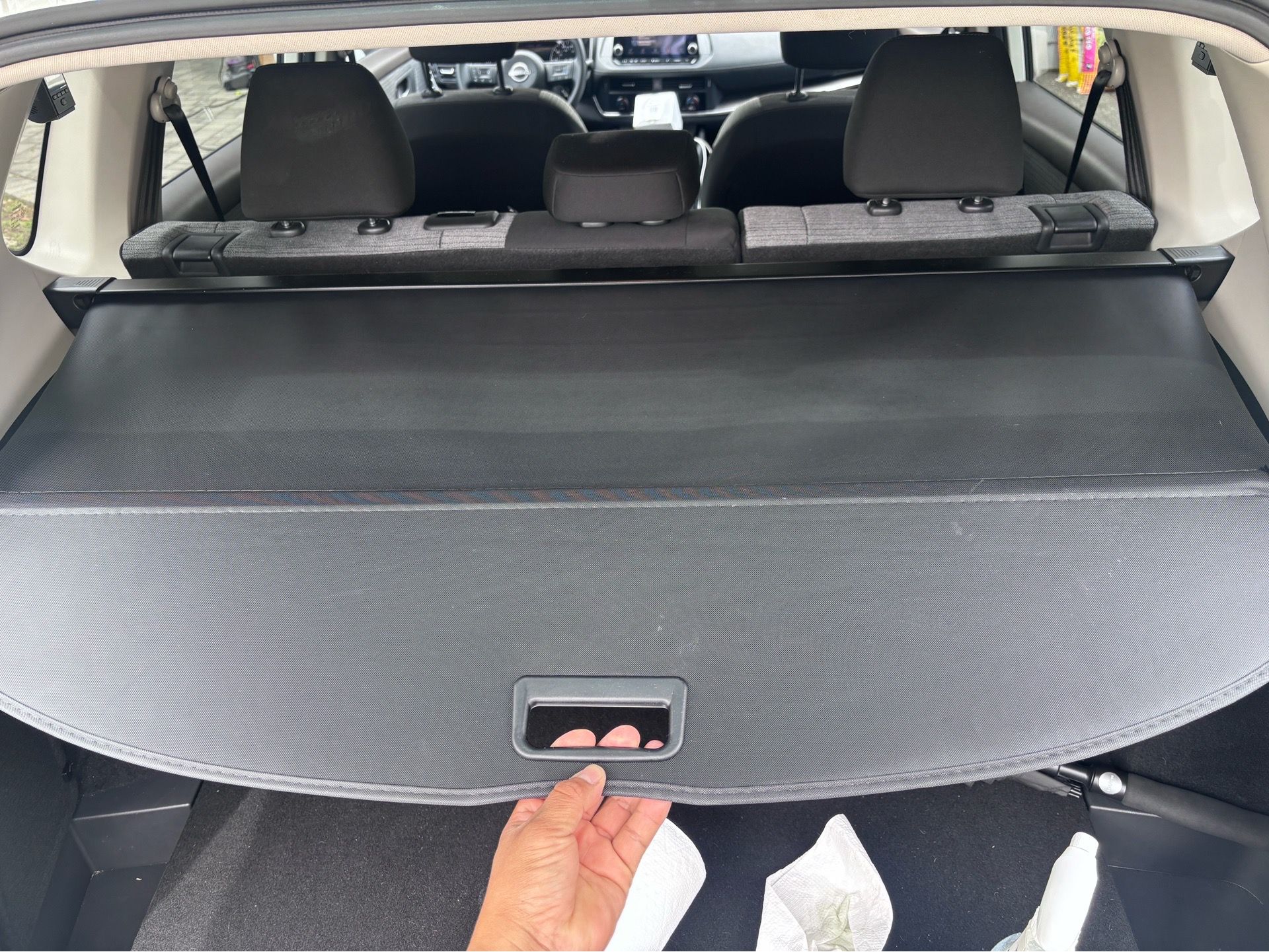 2021 nissan rogue cover rear trunk