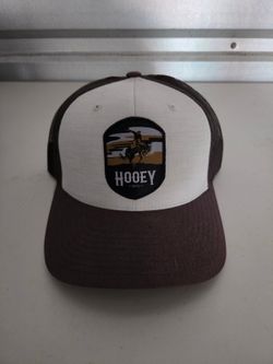 Hooey 1872 Western Cowboy Trucker Hat Brown White Mesh Snapback Cap