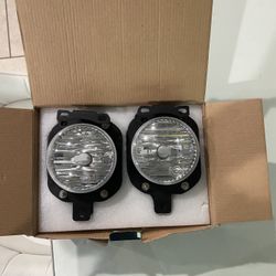  JEEP WRANGLER SET OF FOG LAMPS W/ BRACKETS