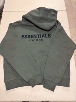 ESSENTIALS FEAR OF GOD MENS MEDIUM HOODIE BLACK COLOR