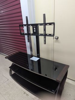 Glass TV stand
