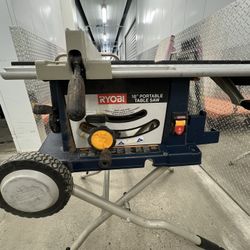 Ryobi 10” portable table saw