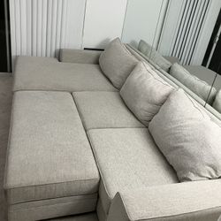 Delano 2 Piece Sectional (Left Arm Facing Oversized Chaise)