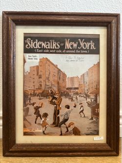 1921 NYC Wall Frame