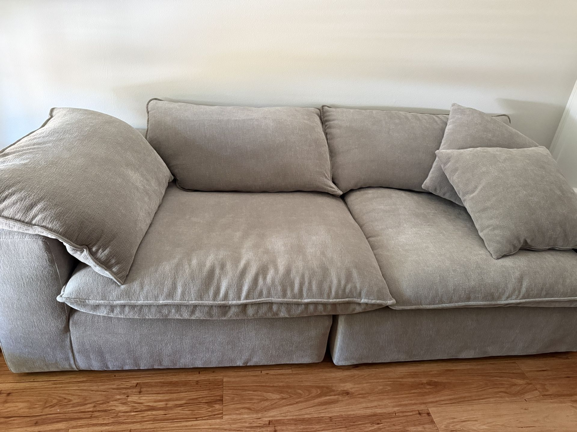 2 Piece Fabric Couch