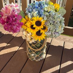 Vase With Flower Arrangement 