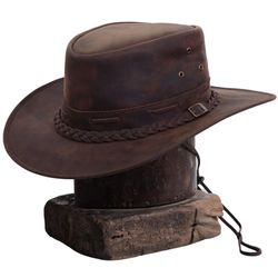 Real Cowboy Leather Hat 