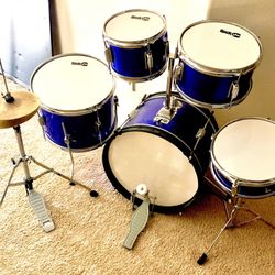 KIDS DRUMS 🥁 SET (great SHAPE & CONDITION:10/10) 🚫WHAT U SEE is What U GET)