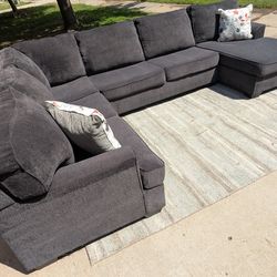 Dark Grey Sectional Couch, DELIVERY AVAILABLE!!