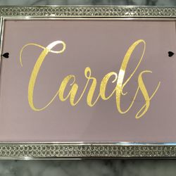 Wedding “cards” Sign