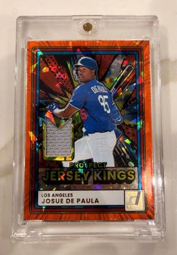 2026 Donruss Baseball Jose De Paula Jersey Kings Orange Dodgers