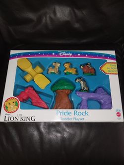 Brand New! Vintage 1994 Disney The Lion King Pride Rock Toddler Playset by Mattel